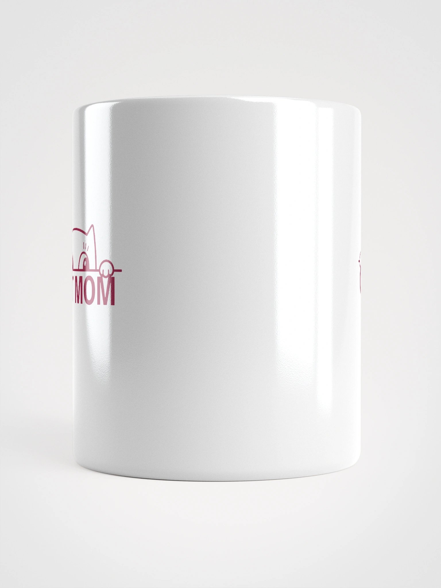 Funny Cat Mom Mug – Minimalist Peeking Kitty Coffee Cup for Pet Moms product image (14)