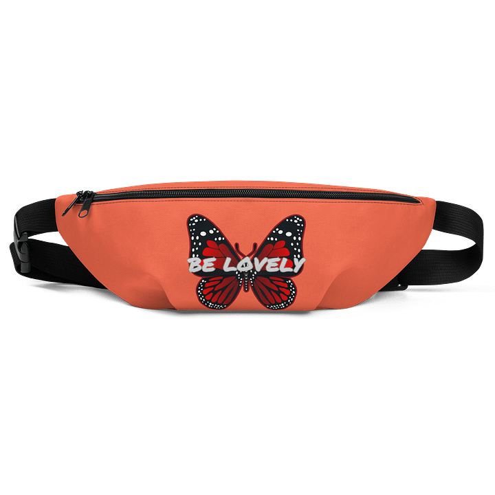 Be Lovely Butterfly All-Over Print Fanny Pack Coral product image (1)