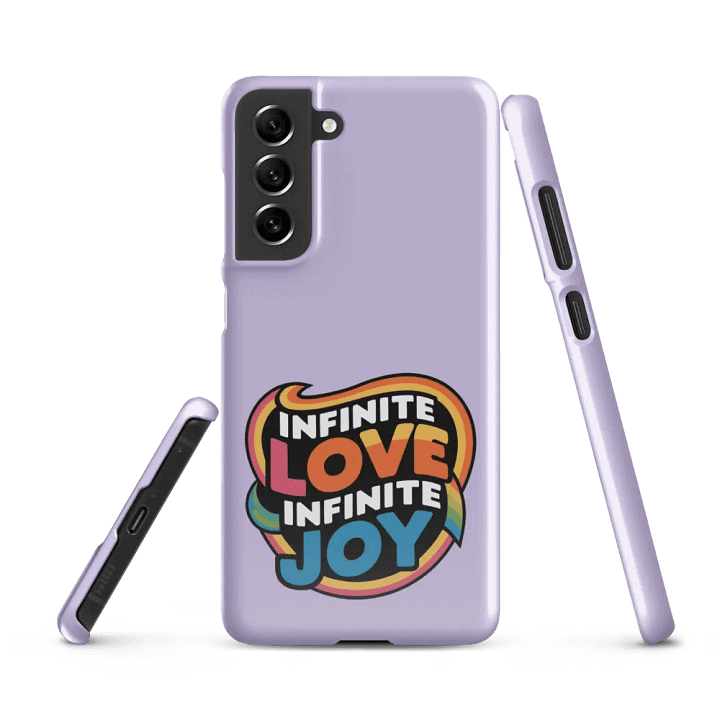 Infinite Love Infinite Joy Snap Case for Samsung (Purple) product image (1)