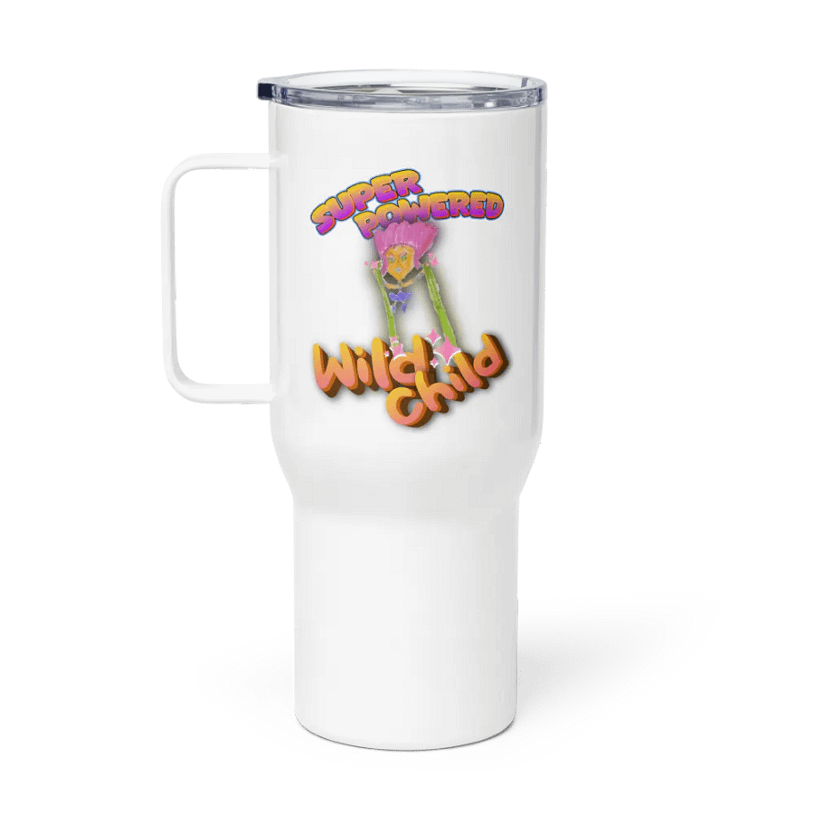 Super Powered Wild Child Stainless Steel Travel Mug product image (1)