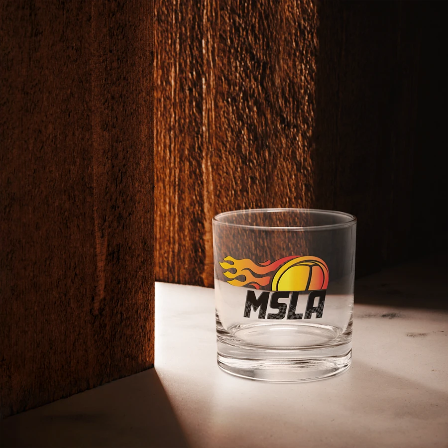 MSLA Logo Rocks Glass product image (7)