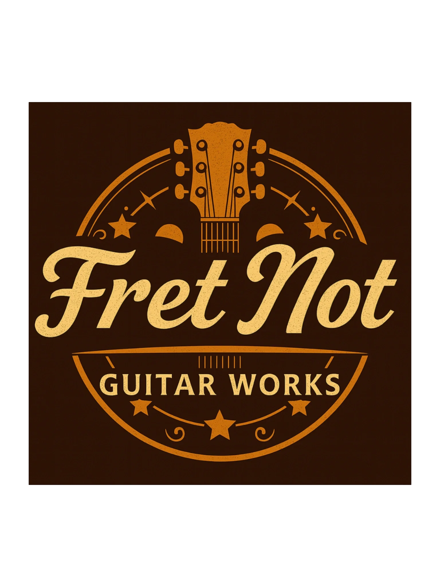 Fret Not Guitar Works Sticker product image (2)