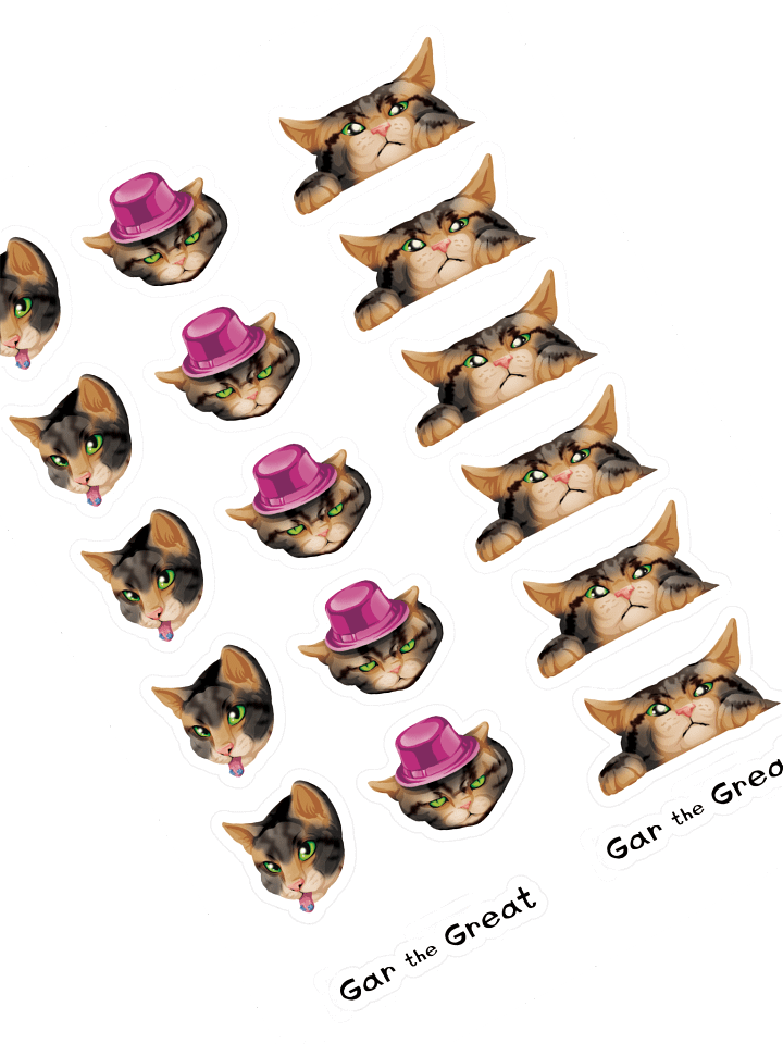Gar the Great Sticker Sheet product image (1)