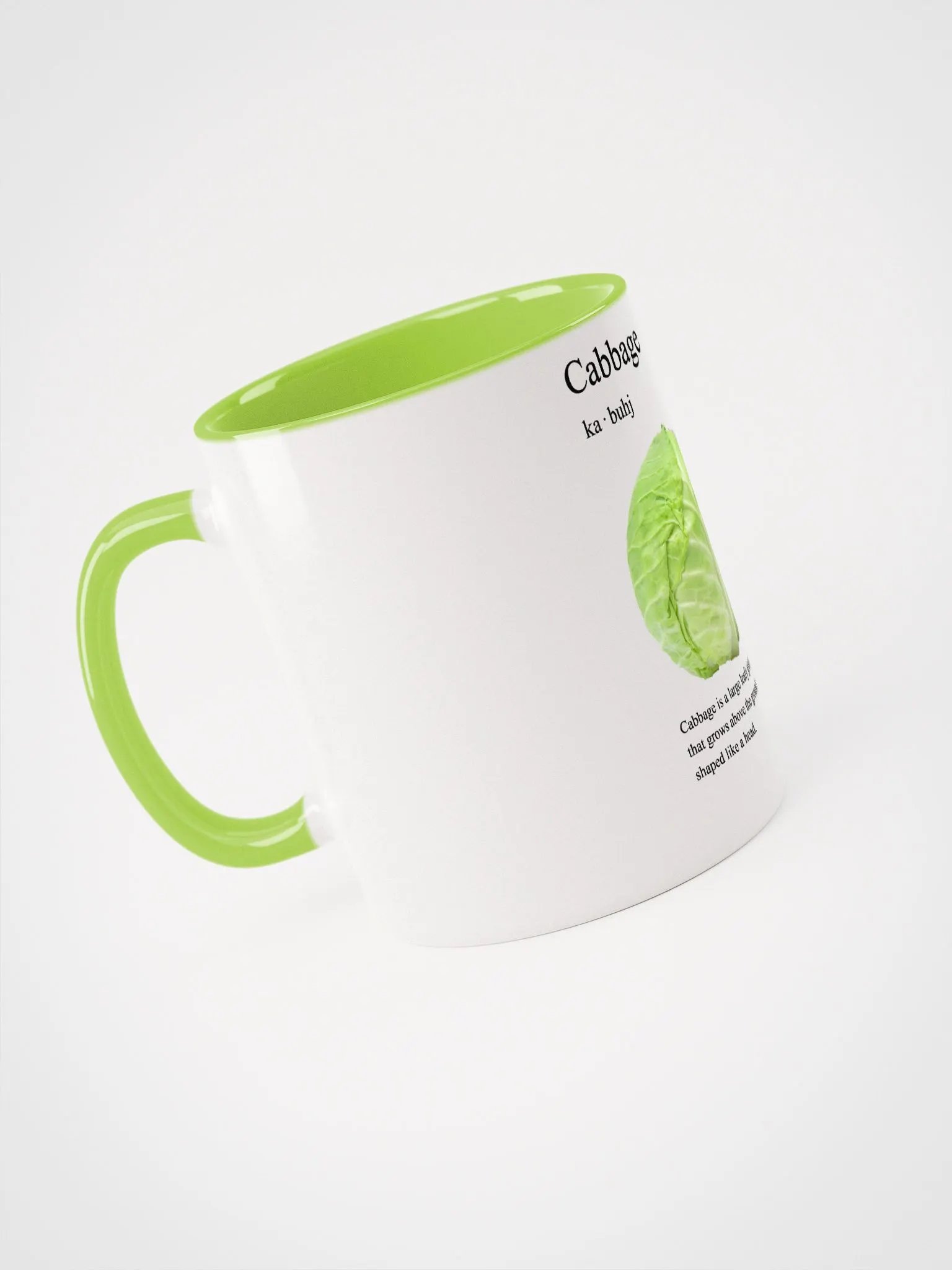 Dictionary Cabbage Ceramic Mug product image (3)