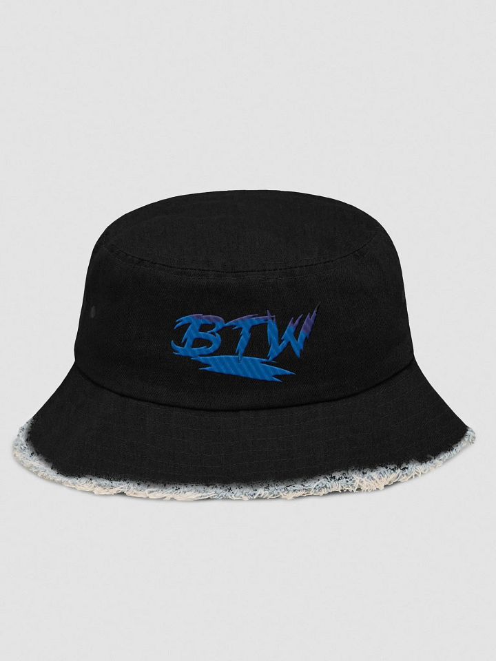 BTW Destressed denim bucket hat product image (4)