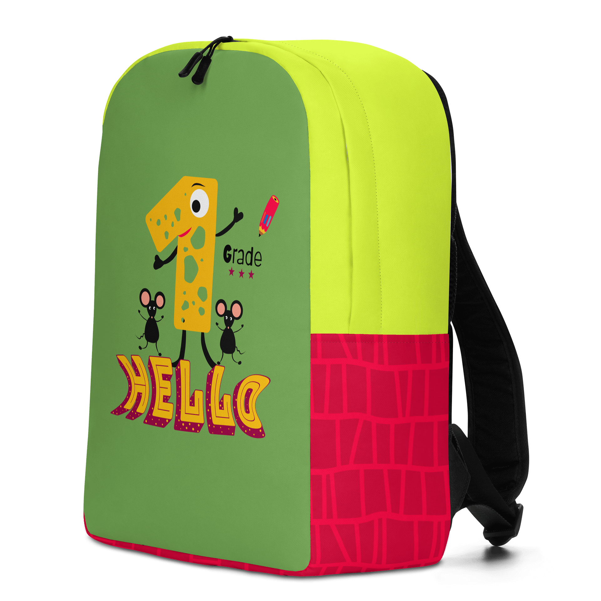 Cheesy Number 1 All-Over Print Backpack product image (3)