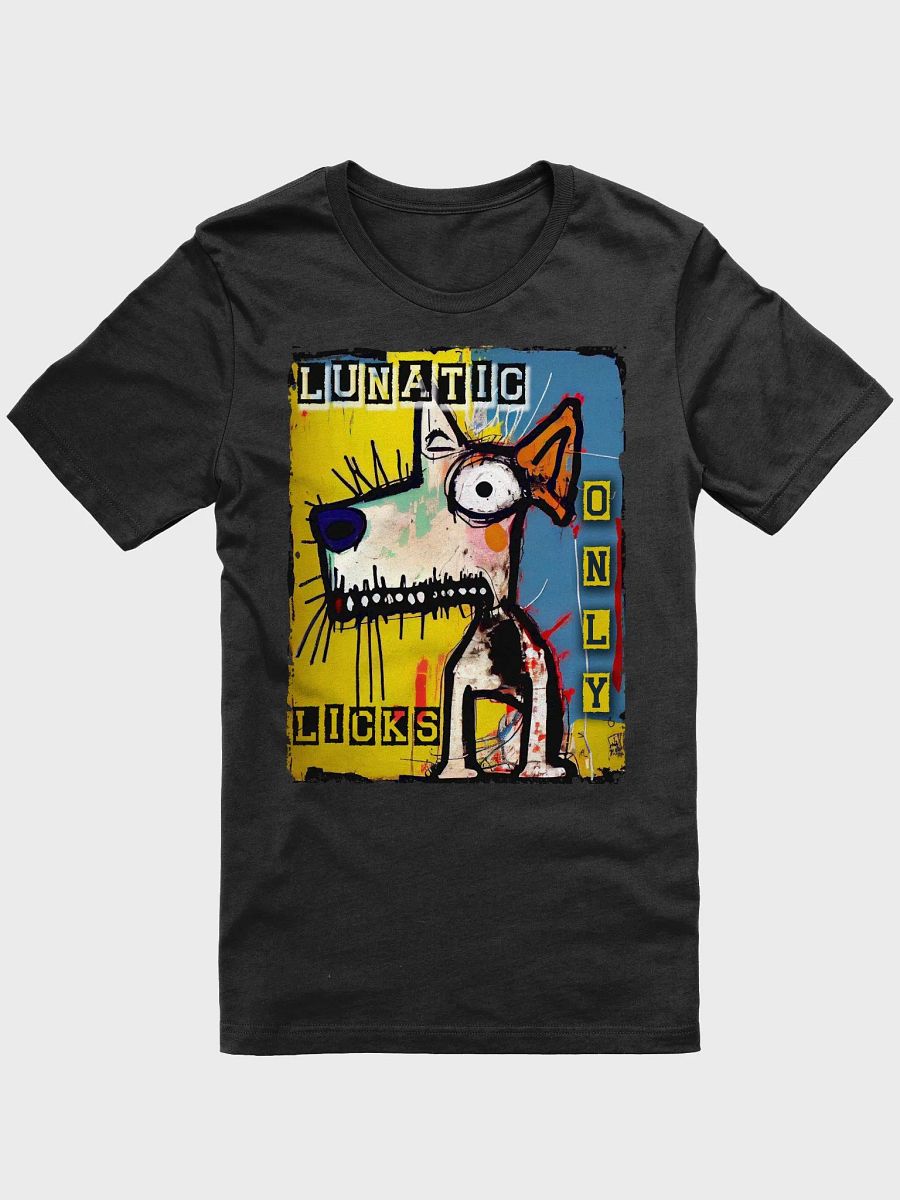 "Lunatic Licks" Abstract Dog Graphic Unisex T-Shirt product image (3)