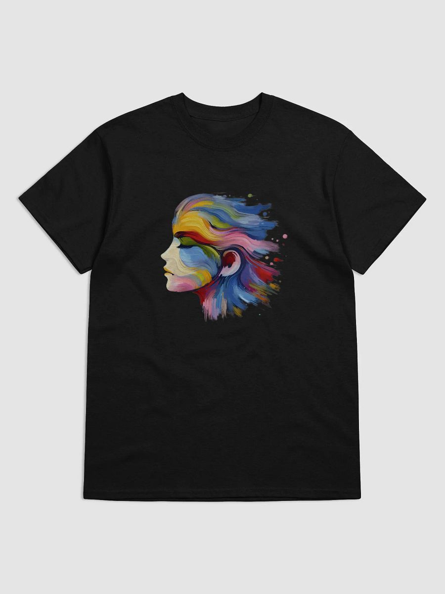 Vibrant Brushstroke Profile T-Shirt product image (4)