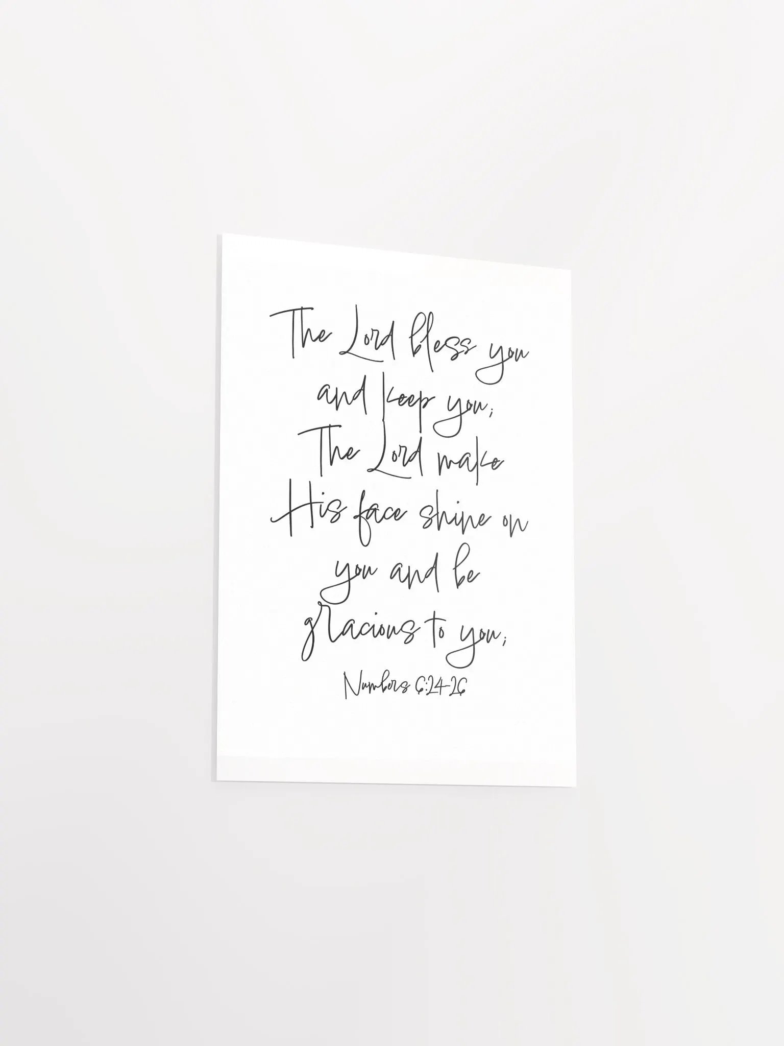 The Lord Make His Face Shine on You - Print product image (3)
