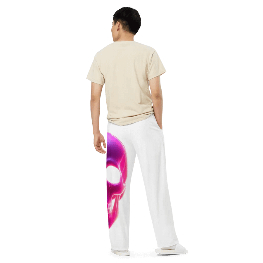 Skull Unisex Wide-Leg Pants product image (10)