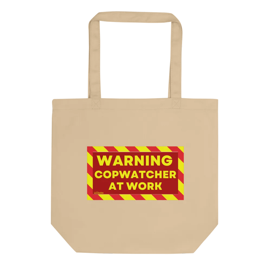 WARNING : COPWATCHER AT WORK product image (1)