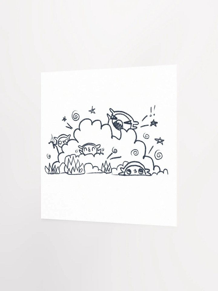 The inevitable colourable square poster product image (2)