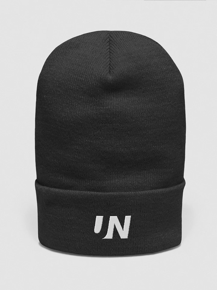 UN Beanie (Black/White) product image (1)