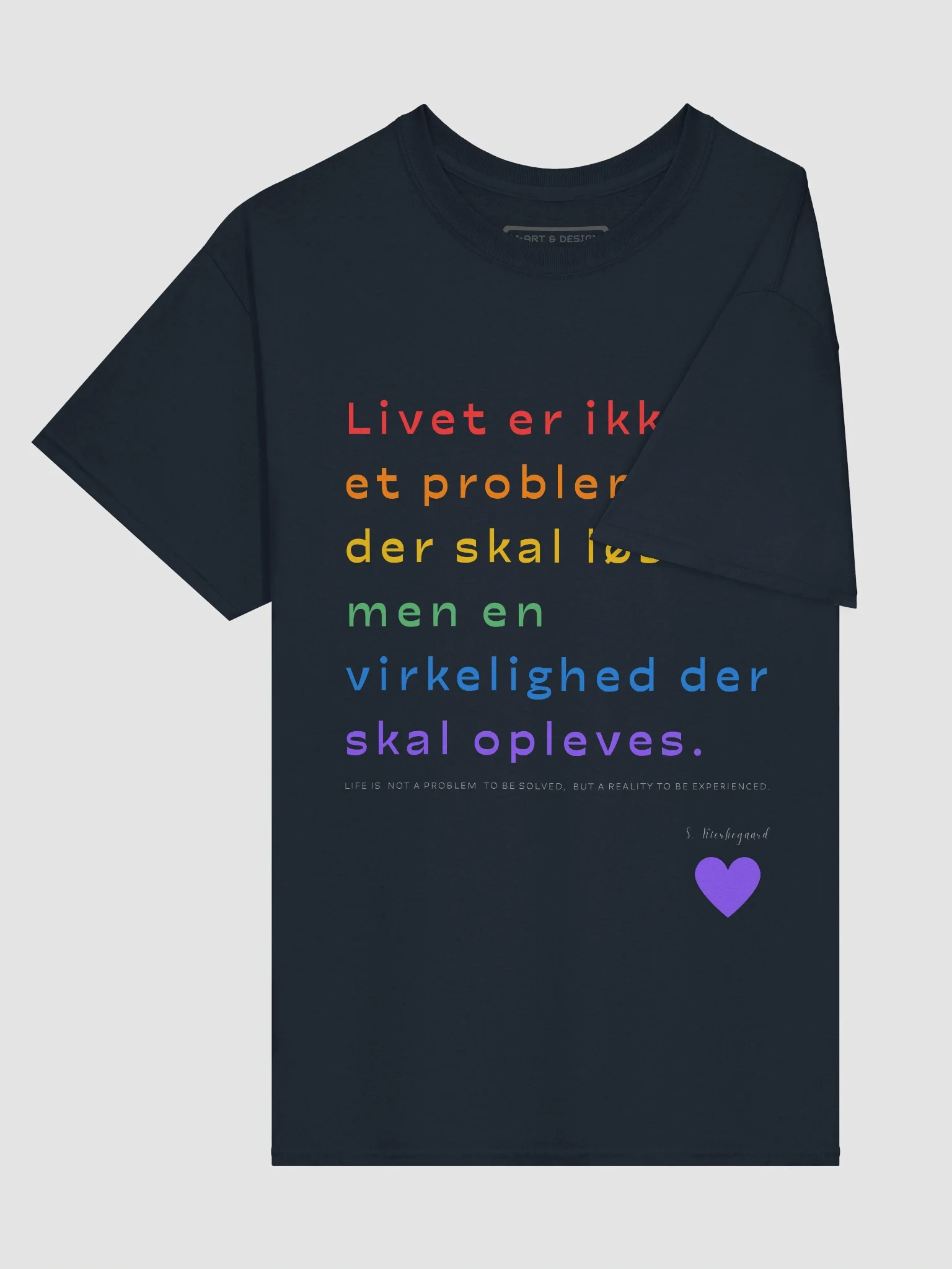 DK - Embrace the Experience – Kierkegaard's Wisdom on Life - "Livet er ikke et Problem" product image (16)