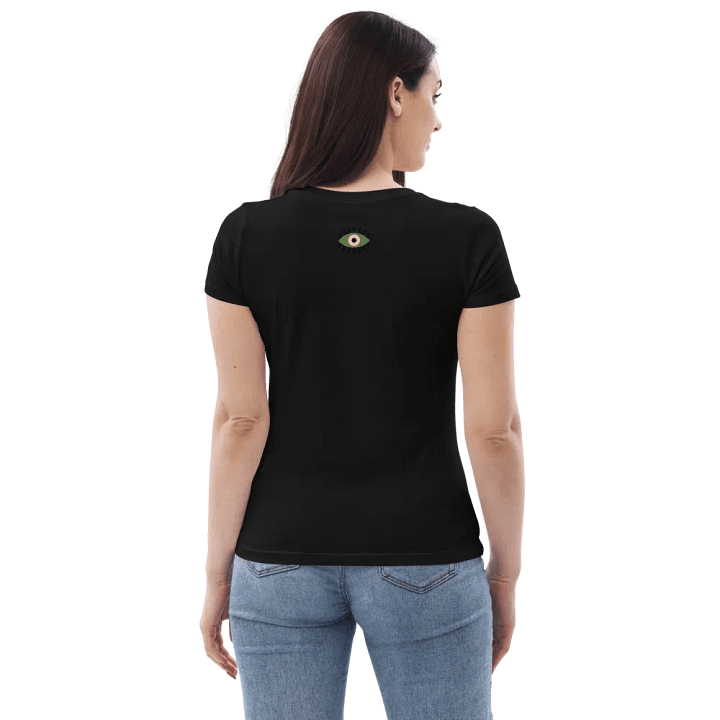 BlackKittenTech Fitted Stella White Tee product image (1)