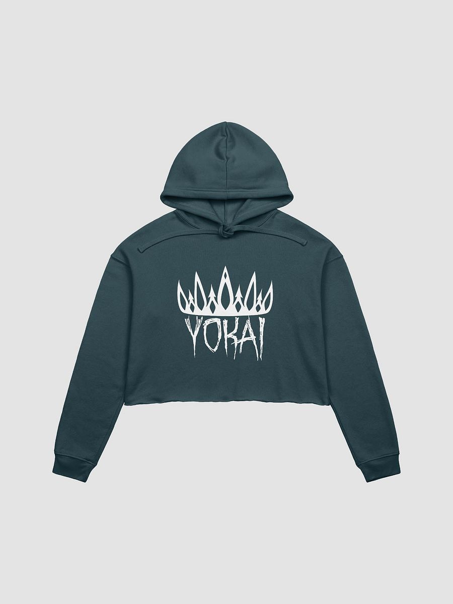 Yokai Queen (Large White Logo) - Cropped Sweatshirt product image (1)