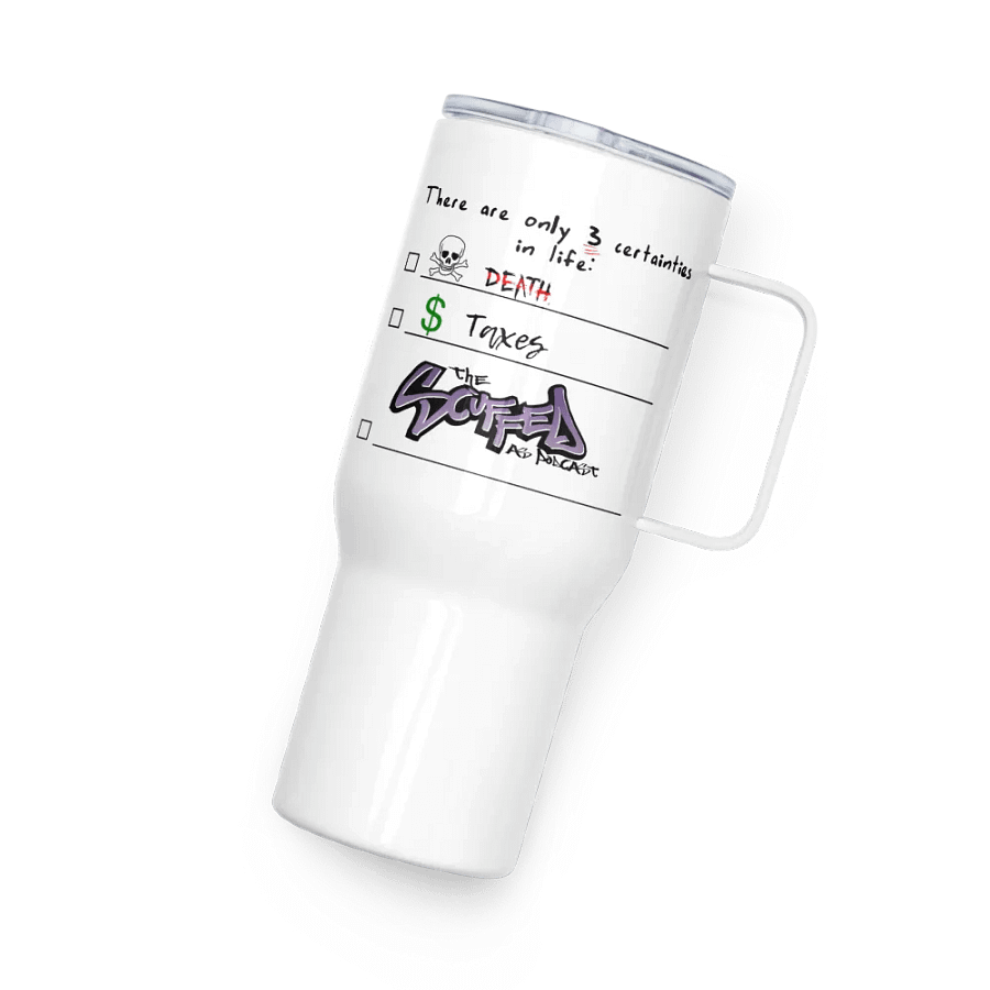 3 Certainties in Life Travel Mug product image (4)