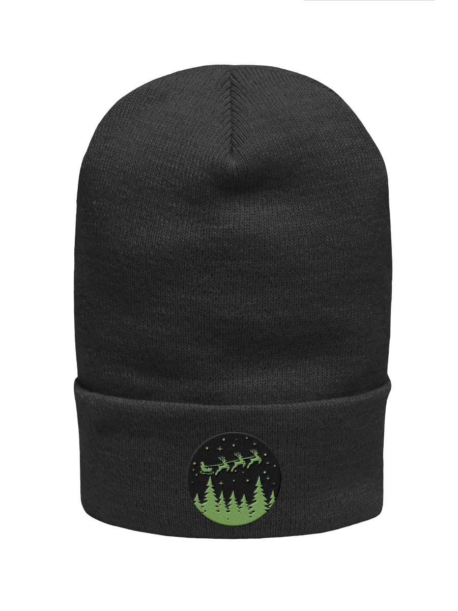 Starry Reindeer Sleigh Beanie product image (1)