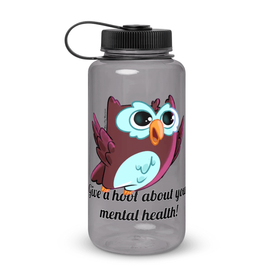 Olly The Owl "Give A Hoot" Wide Mouth Water Bottle product image (1)