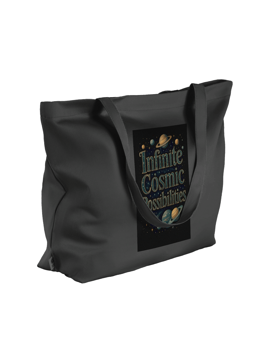Infinite Cosmic Possibilities – Organic Cotton Tote Bag (Wide) product image (4)