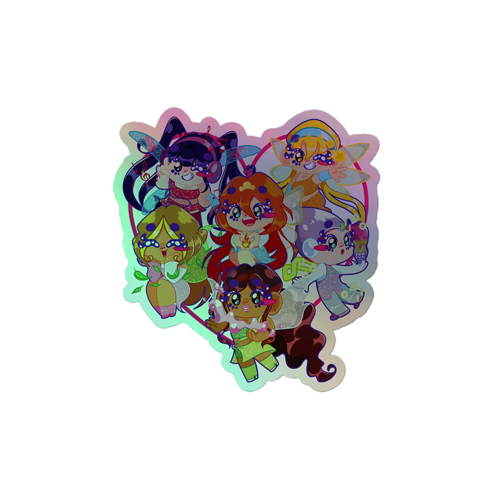 Winx Club Chibi Charmix Holographic Sticker product image (2)