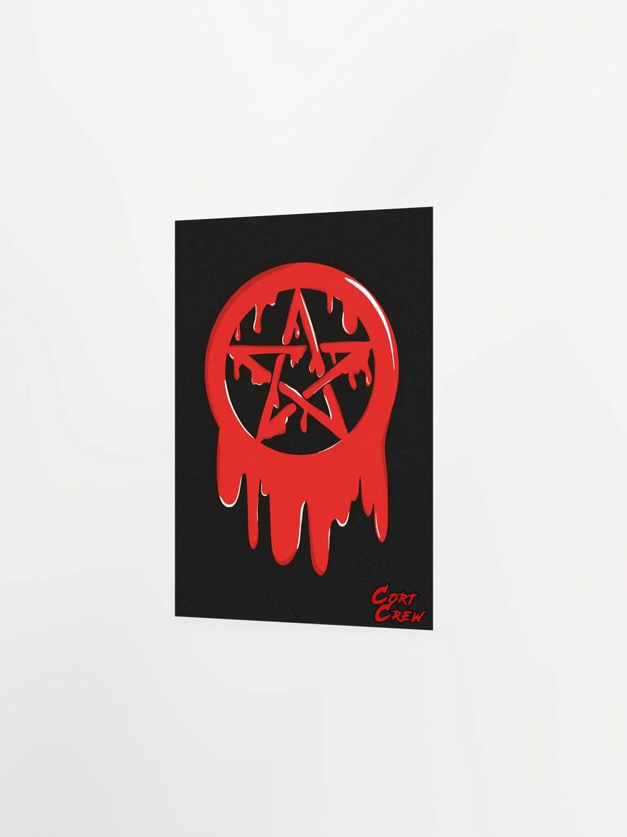 Drippy Pentagram Matte Poster product image (6)