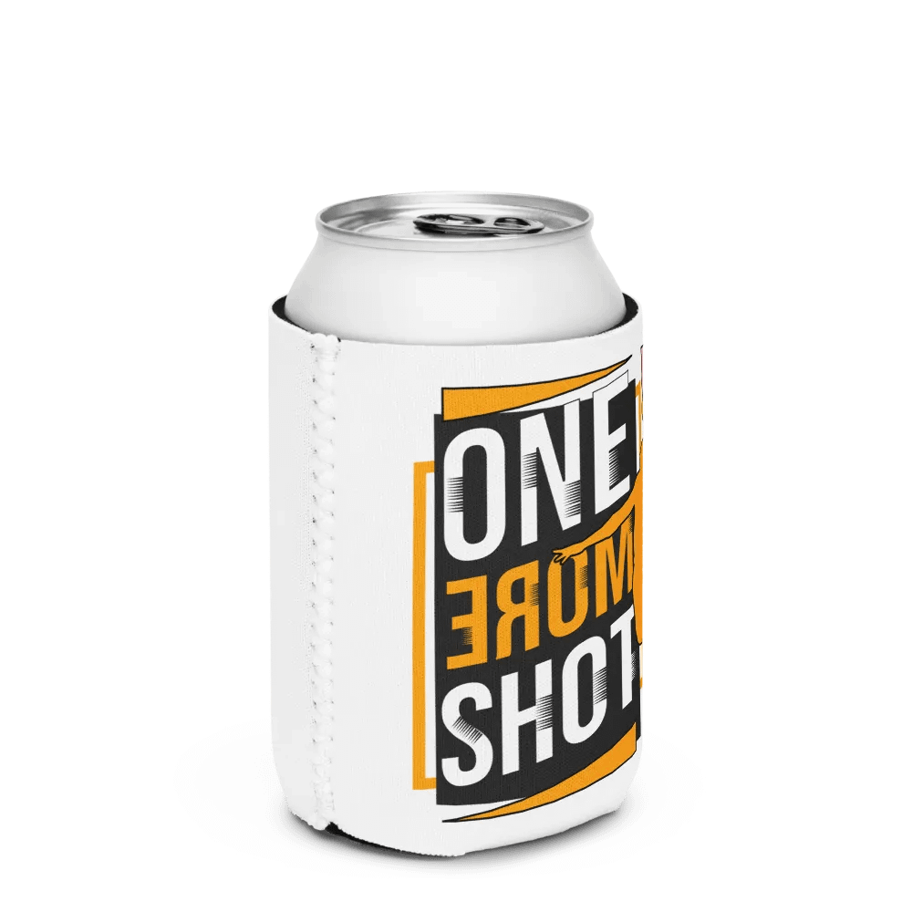 One More Shot Basketball Male Airborne Action Can Cooler - 'ONE MORE SHOT' product image (3)