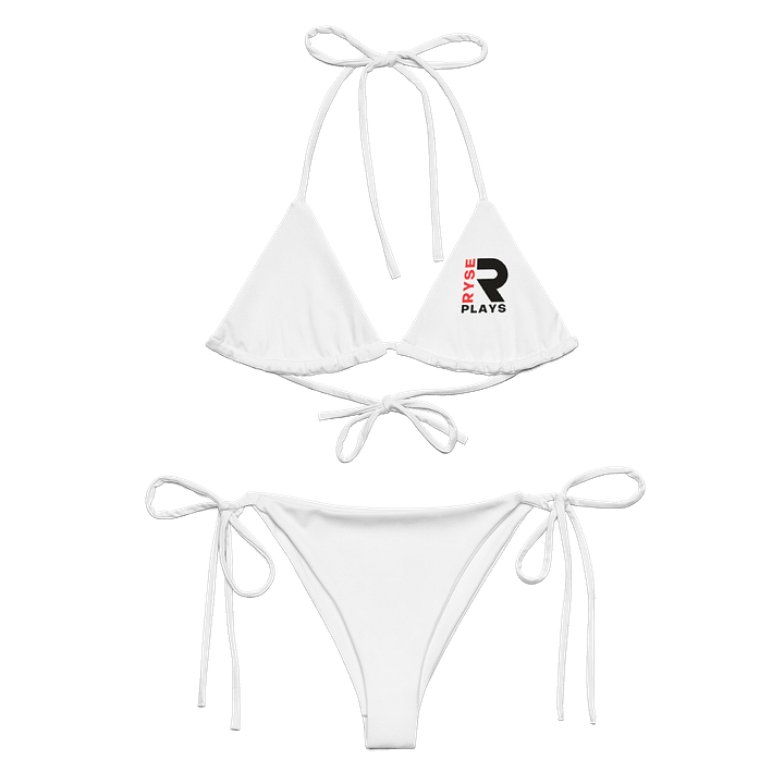 Ryse Plays EcoFlex Bikini Set – White product image (2)
