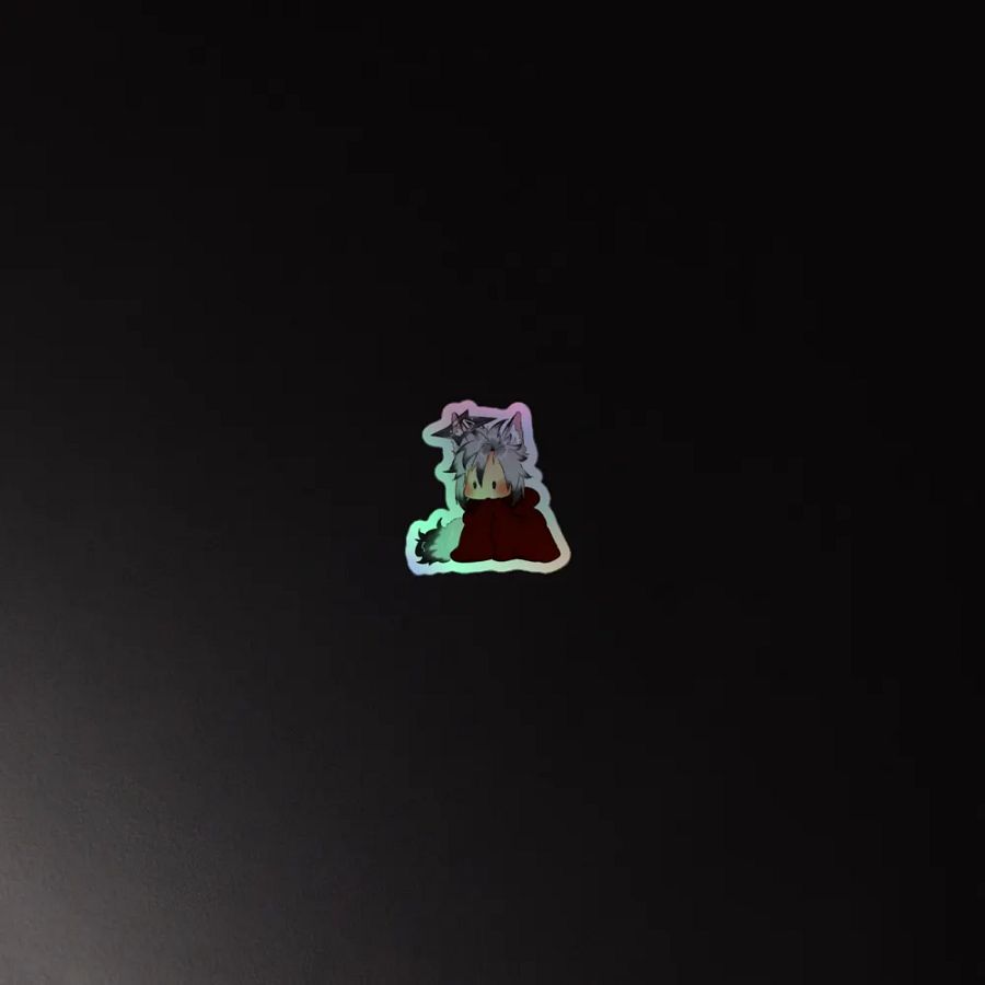 Chibi Angel Holographic Sticker Set product image (4)