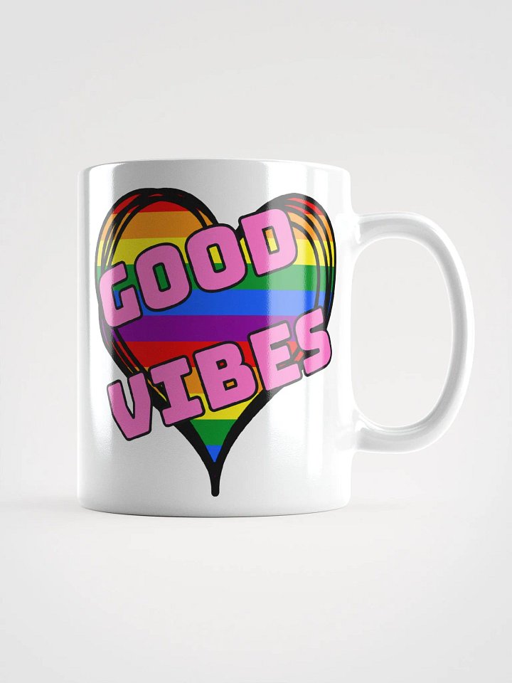 Good Vibes White Mug product image (1)