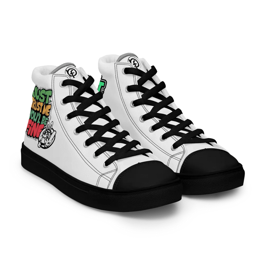 Motivation is Key Women's High Top Canvas Shoes product image (16)
