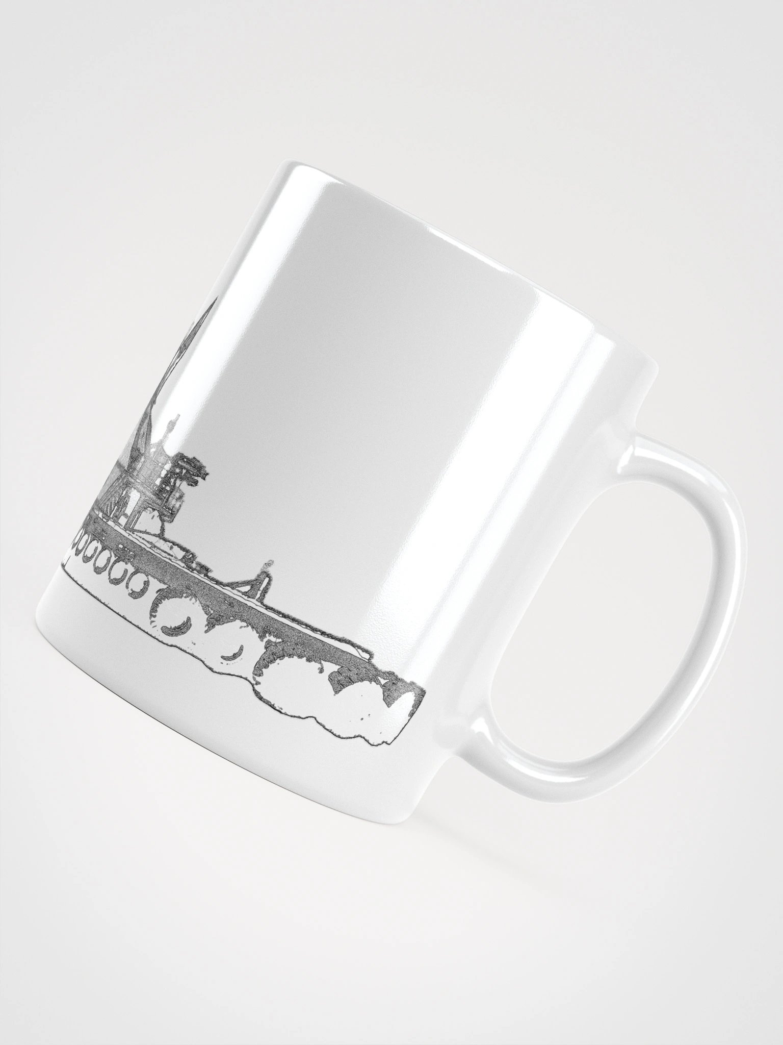 FOSS Tugboat Sketch Glossy Mug product image (15)