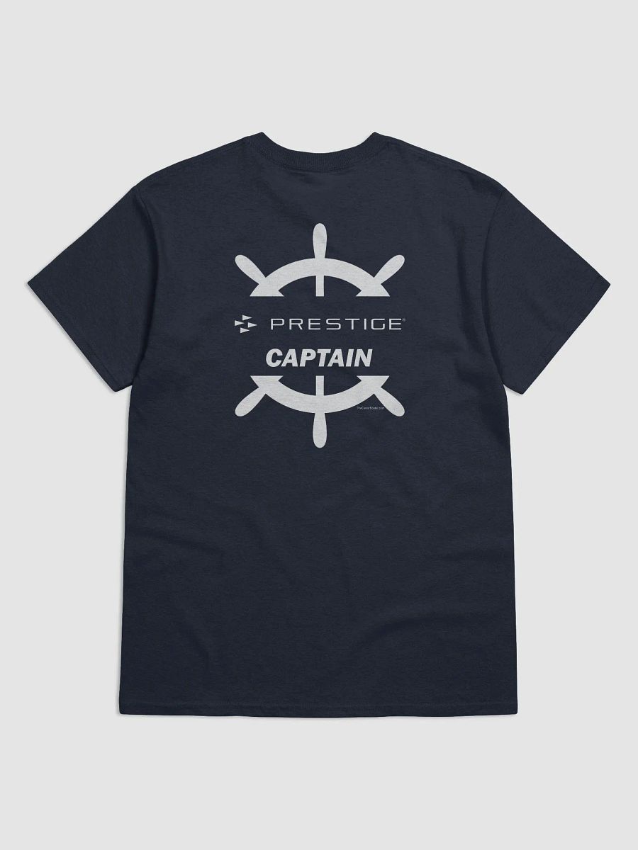 Prestige Captain - T-Shirt - Dark Shirt w/White Logo product image (4)
