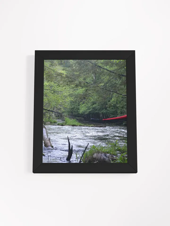 Hammock by the River High Quality Matte Poster product image (1)