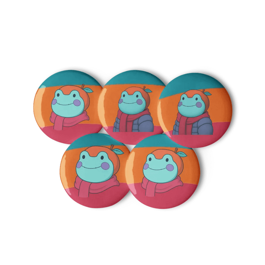 Set Of Official GhostyTongue Rebrand Pin Buttons product image (2)