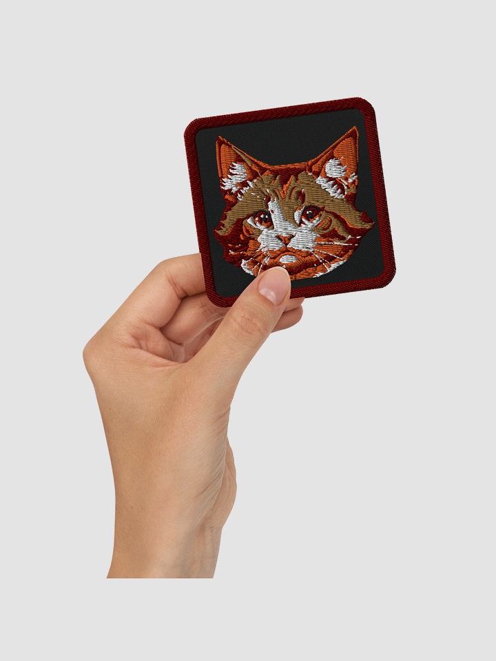 Eevee Face Embroidered Patch - Square 3″×3″ product image (2)