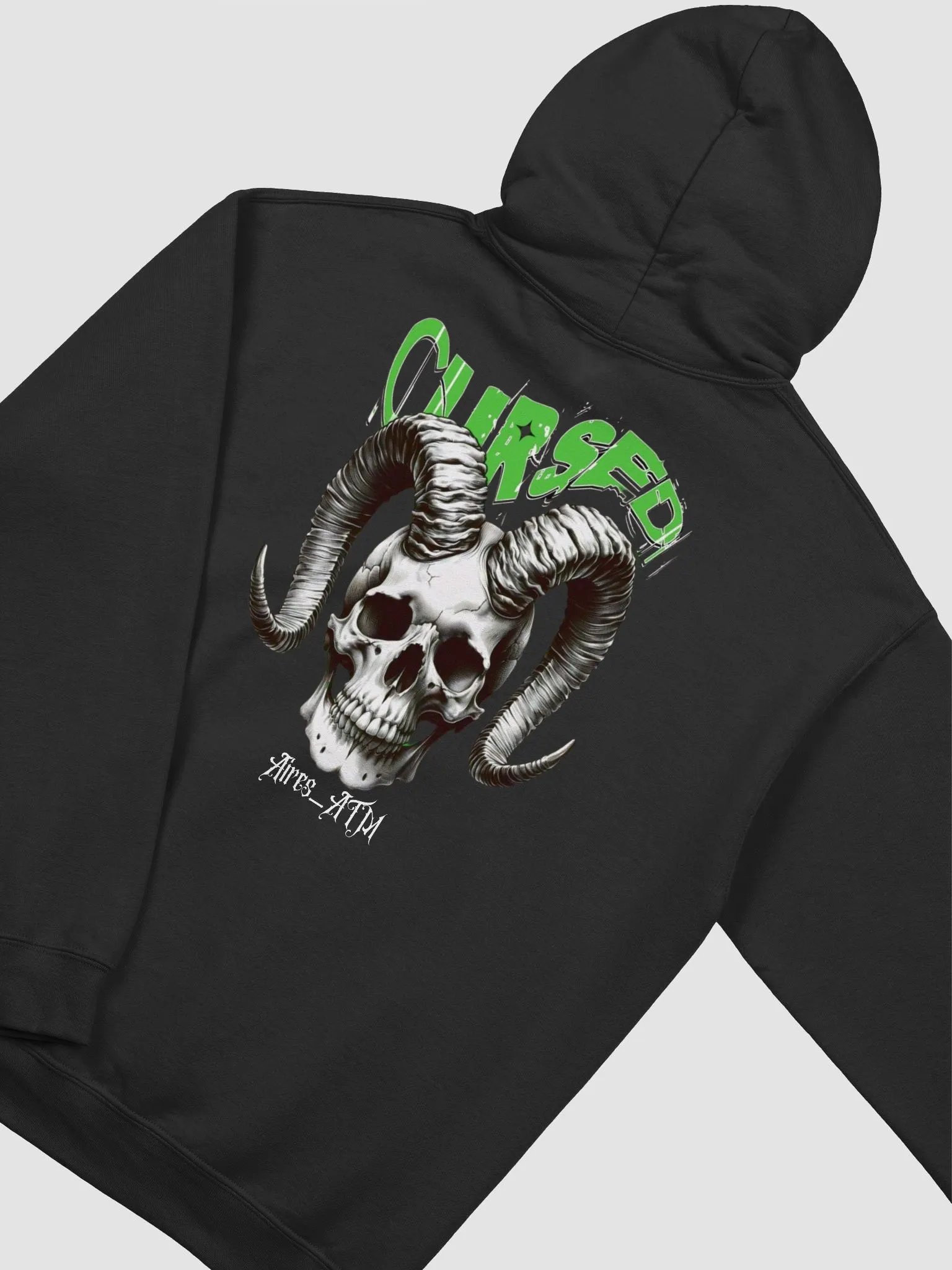 Cursed Ram Skull Hoodie product image (4)