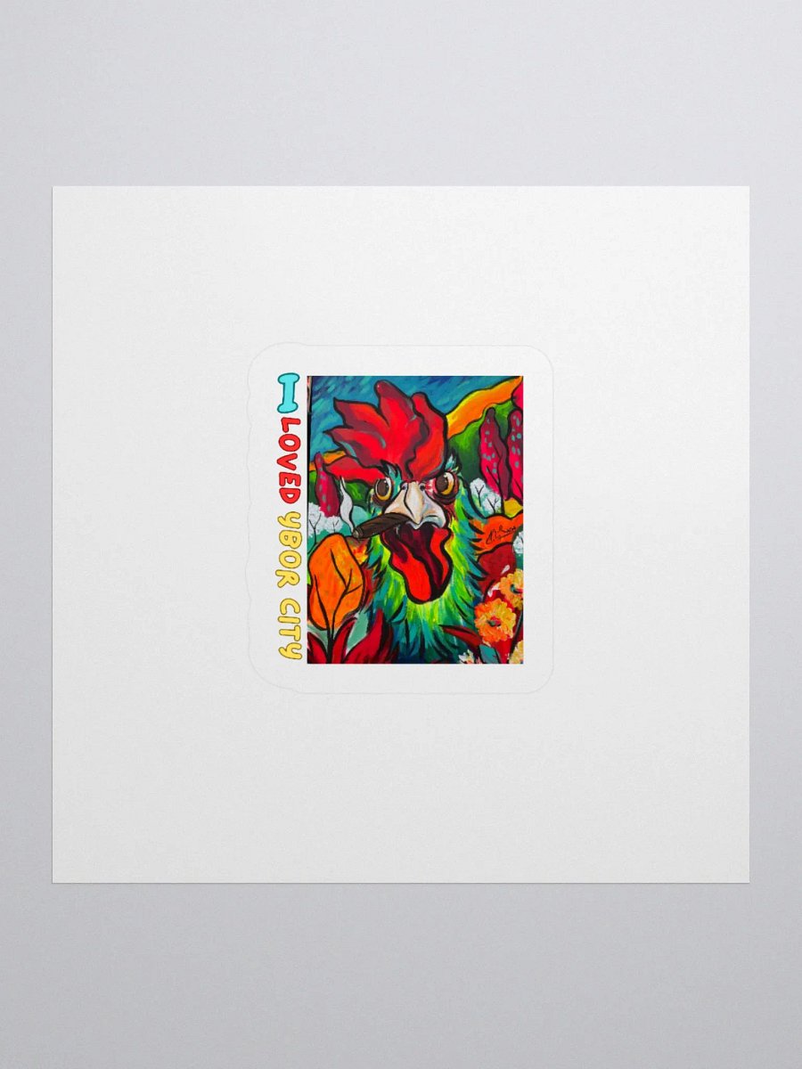 Ybor City Rooster Kiss Cut Stickers product image (4)