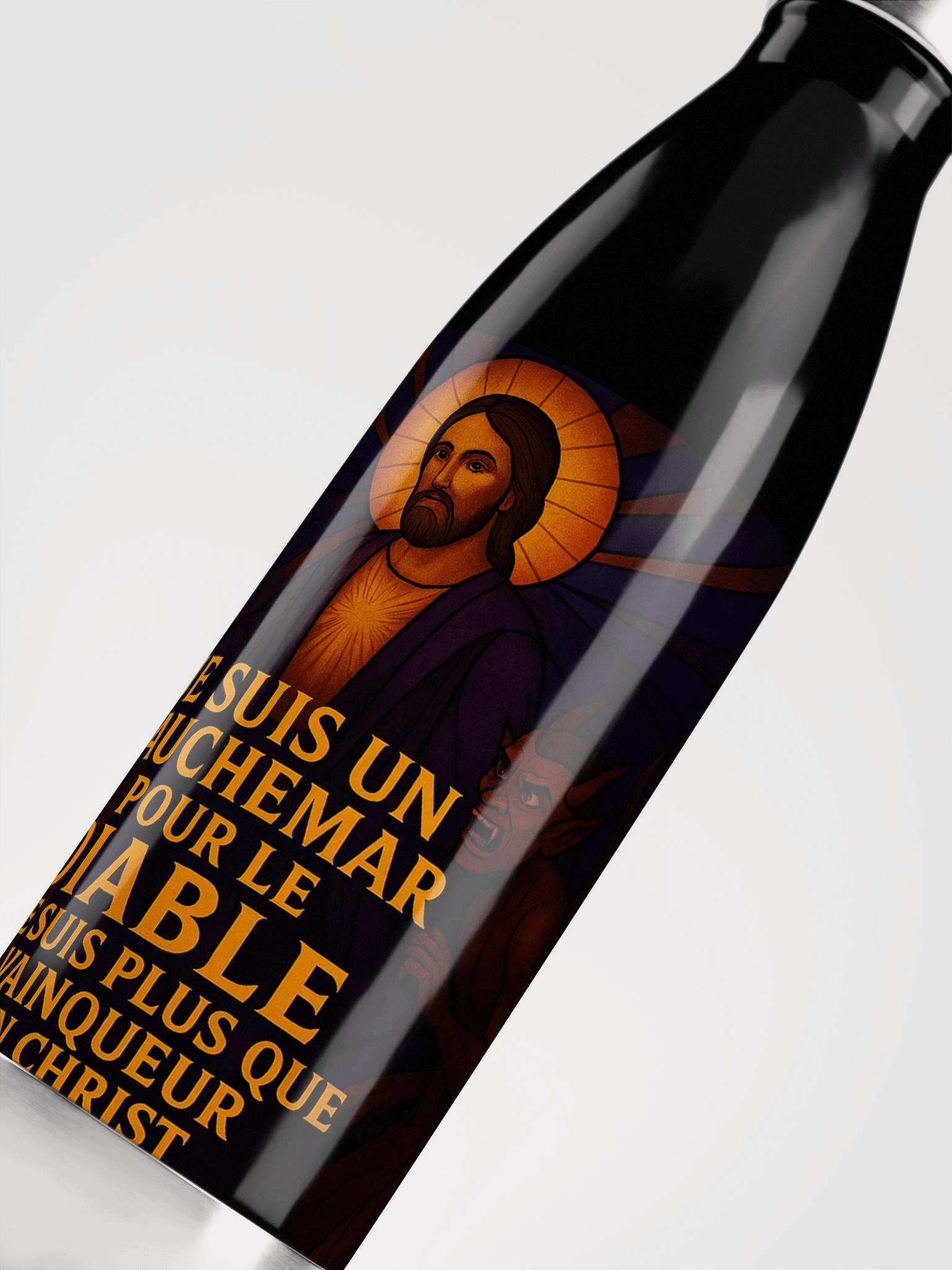 Je suis un cauchemar pour le diable – Bouteille Inox 500 ml product image (5)