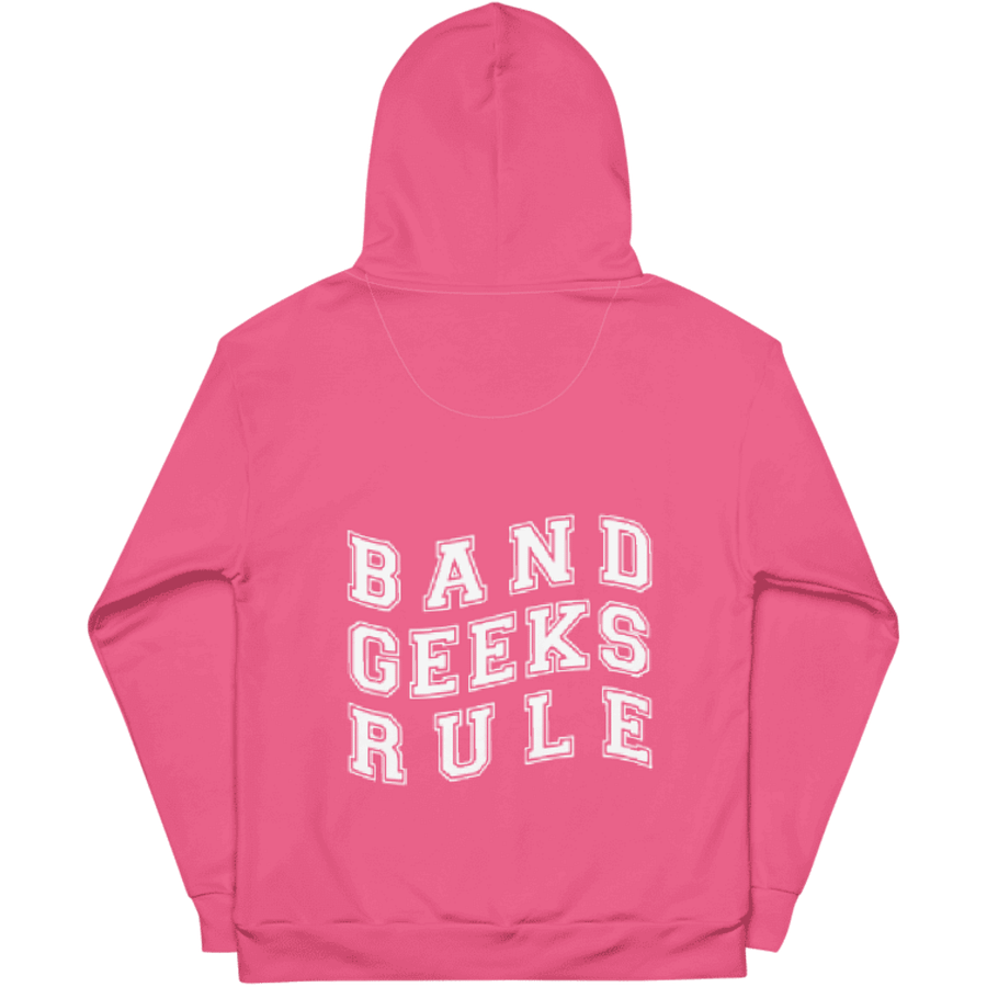 Band Geeks Rule Hoodie | Pink product image (6)