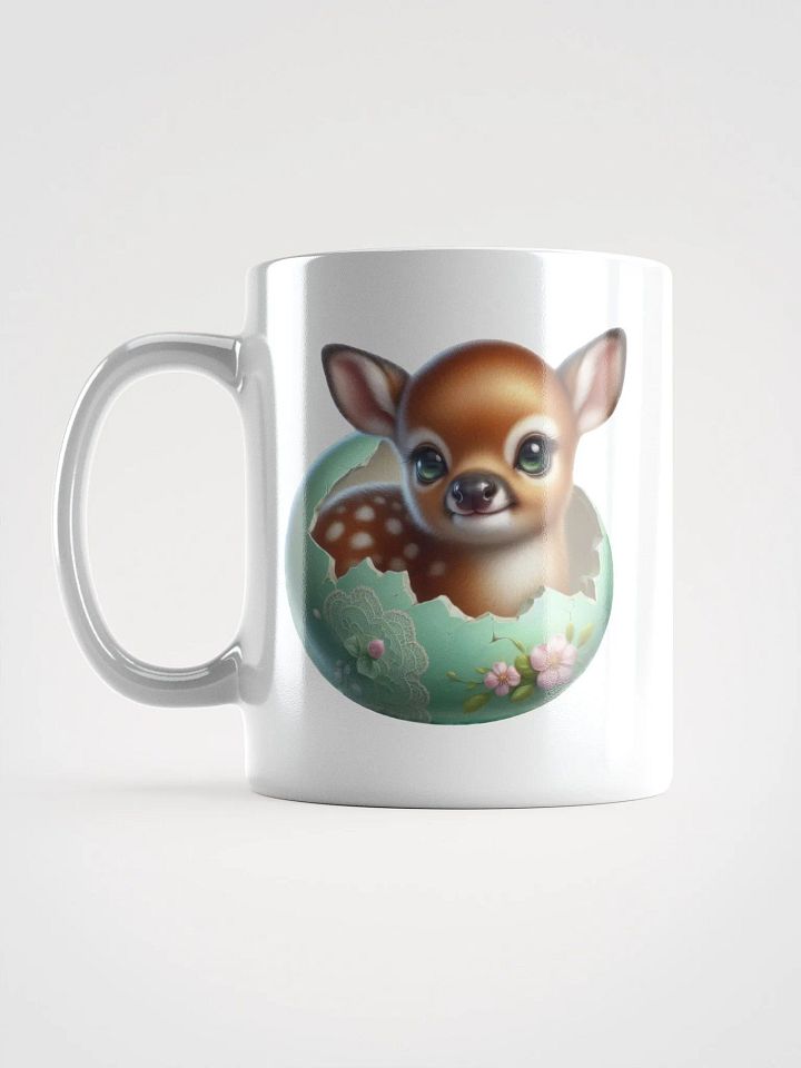 Deer Easter Egg - White Mug product image (2)