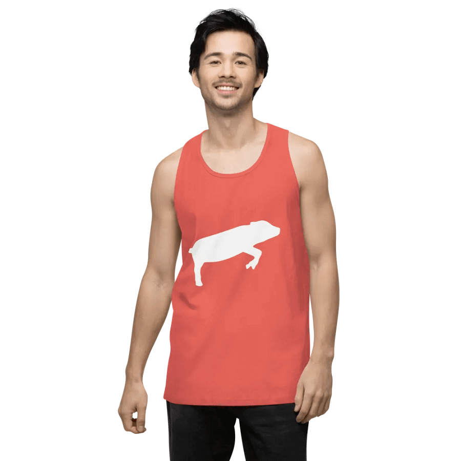 Leaping Pig LIGHT (Cotton Heritage Men's Premium Tank Top) product image (5)