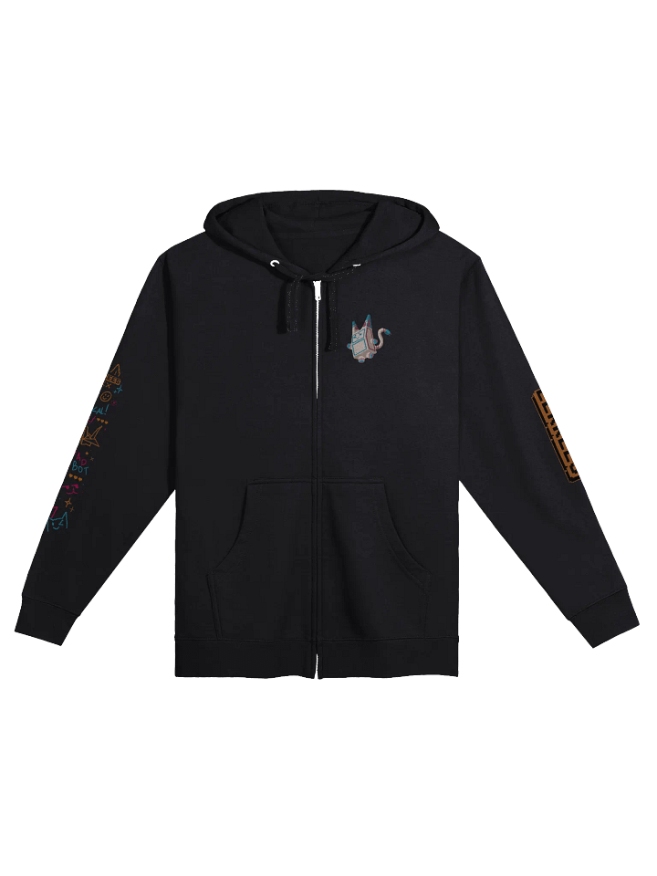 "V 1.00" ZIP HOODIE product image (1)