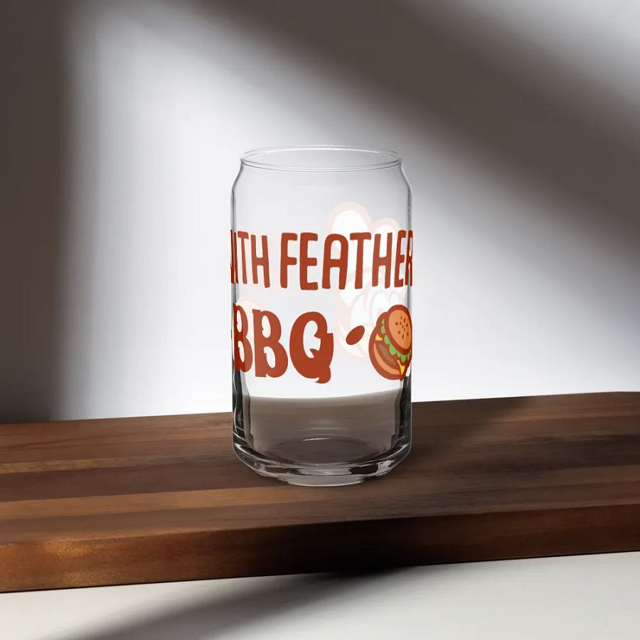 Fun with Feather BBQ Glass product image (5)