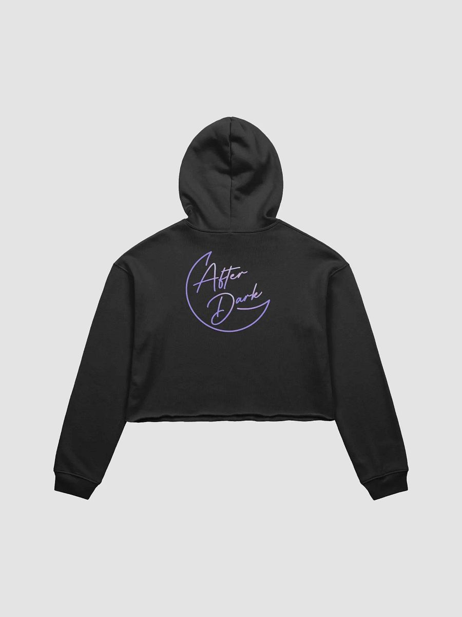 Crop Top AfterDark Hoodie - Black product image (3)