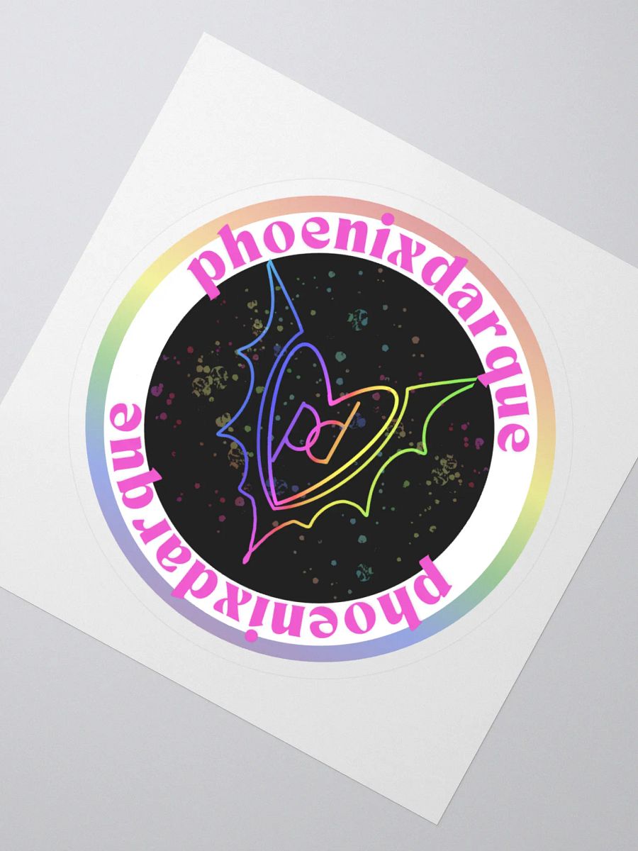 Rainbow Phoenix Sticker product image (2)