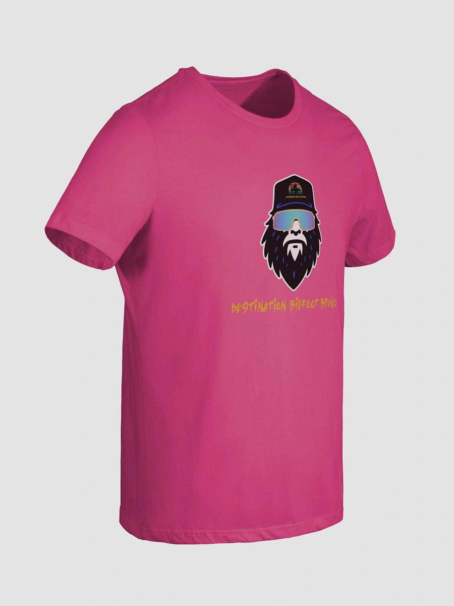 Destination Bigfoot Bronco Bigfoot Logo Bella+Canvas Women's Supersoft Relaxed-fit T-Shirt (Berry) product image (8)