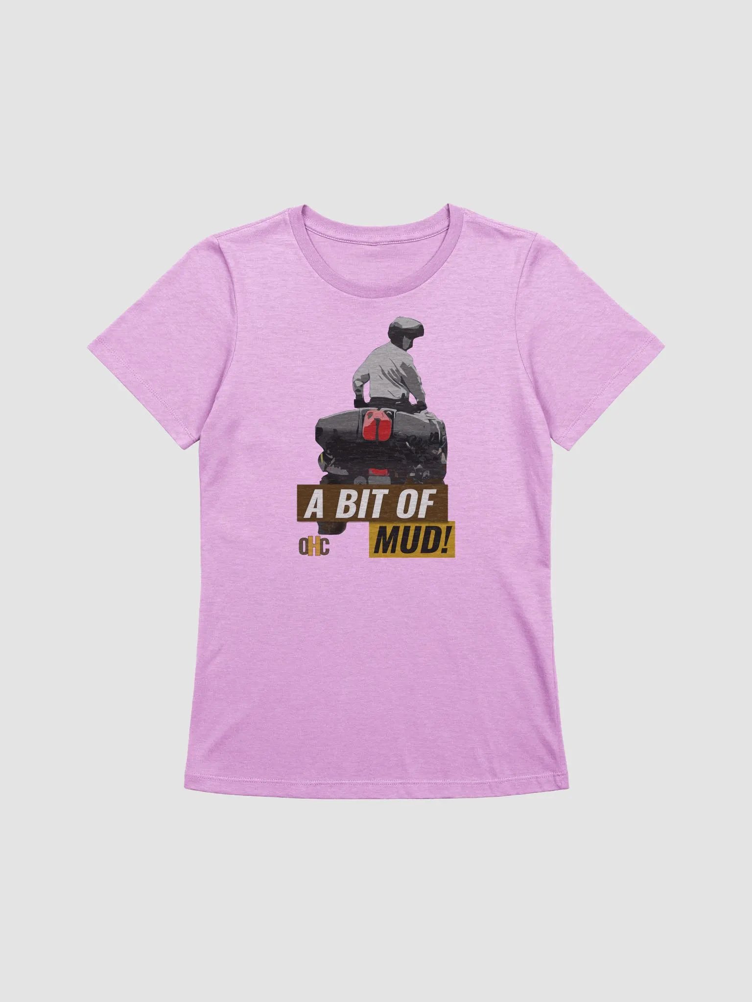 A Bit of Mud – The Badge of a True Rider - Bella+Canvas Women's Supersoft Relaxed-fit T-Shirt product image (6)