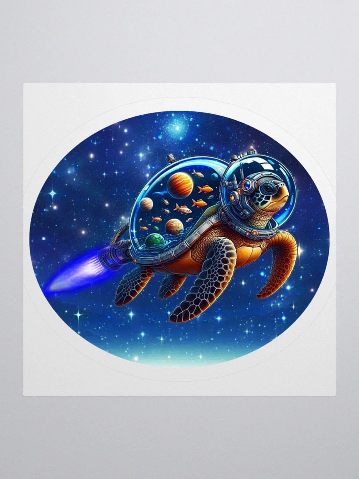 RamJet's Space Turtle Sticker product image (1)