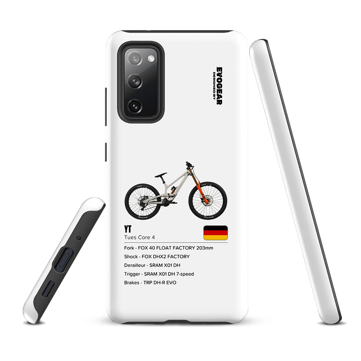 White YT Tues Core 4 Samsung Case product image (2)